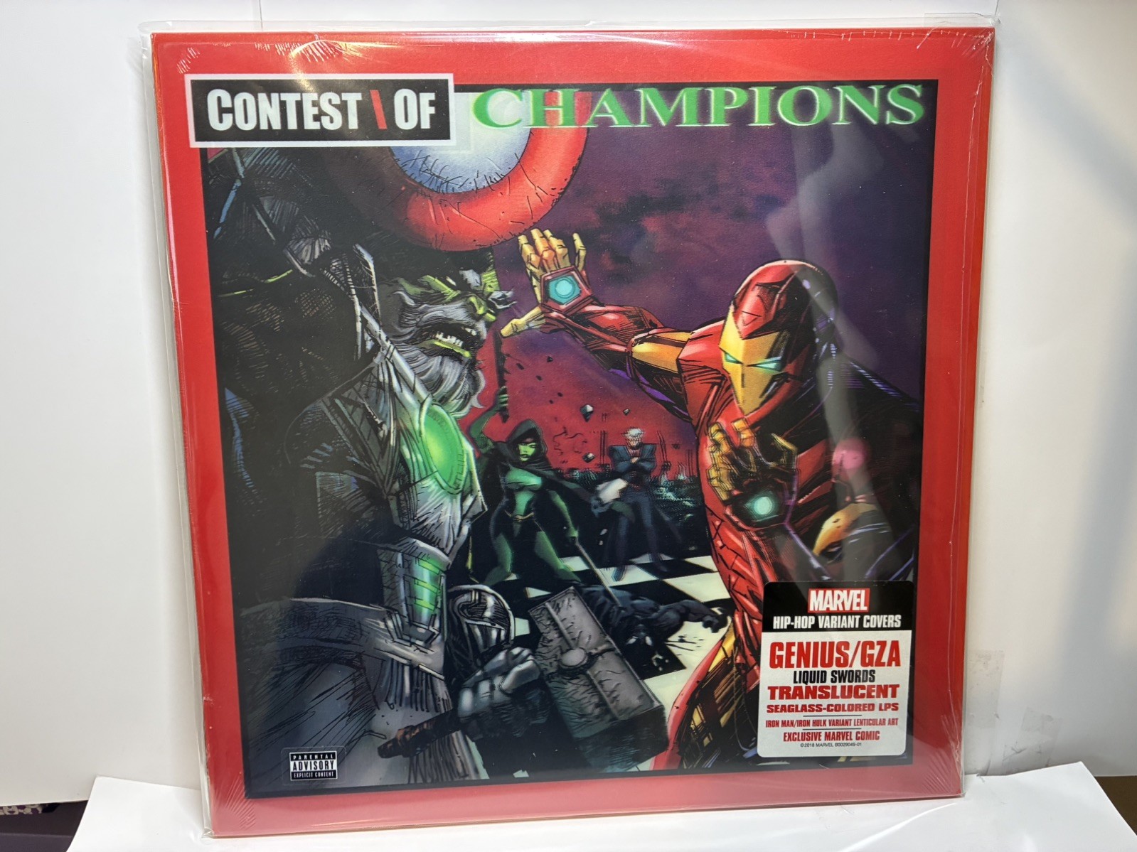 Genius/GZA - Liquid Swords Seaglass Deluxe Lenticular Limited Vinyl sealed mint