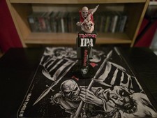 Trooper Iron Maiden Lagunitas IPA Beer Tap Handle w/ Bandana and guitar pick picture