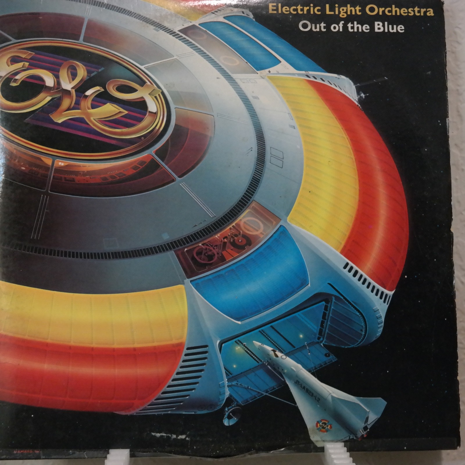 Electric Light Orchestra Out of the Blue 1977 Double Vinyl LP WITH POSTER