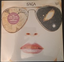 Saga Worlds Apart LP 1982 Portrait FR 38246 Bob Ludwig Hype Sticker Shrink picture
