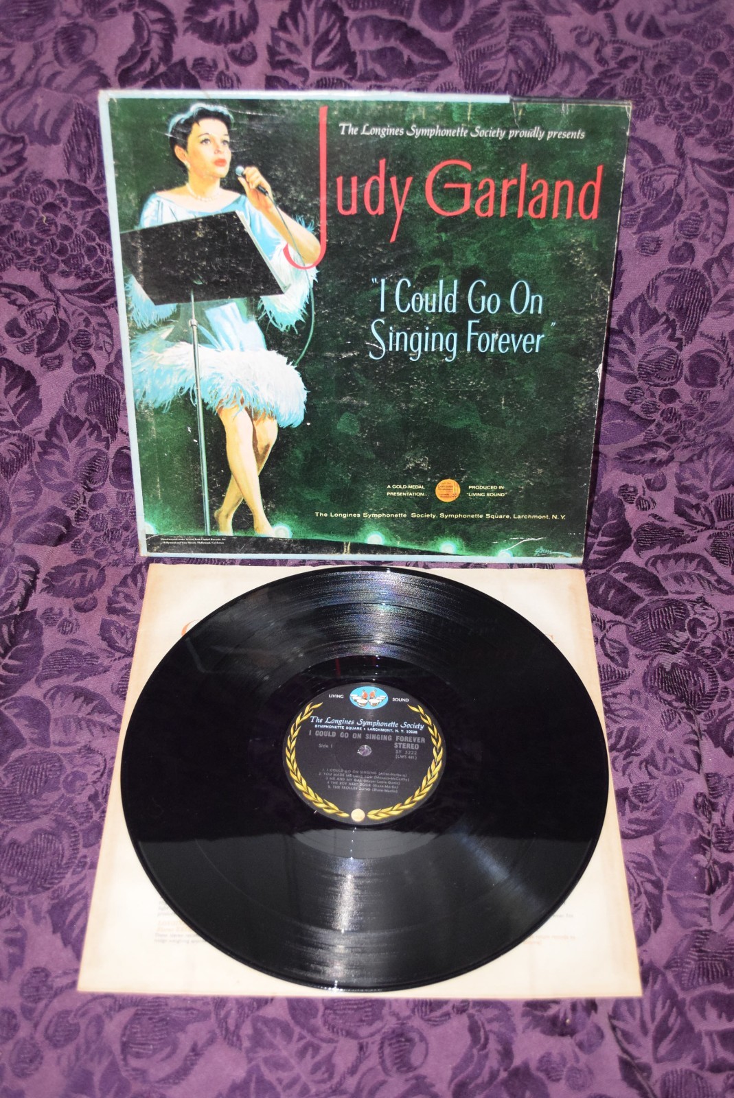 JUDY GARLAND/I COULD GO ON SINGING FOREVER Longines Symphonette Society EX/VG