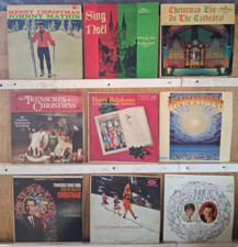 Vintage Christmas Albums ~ 9 Vinyl Albums~ 1 picture