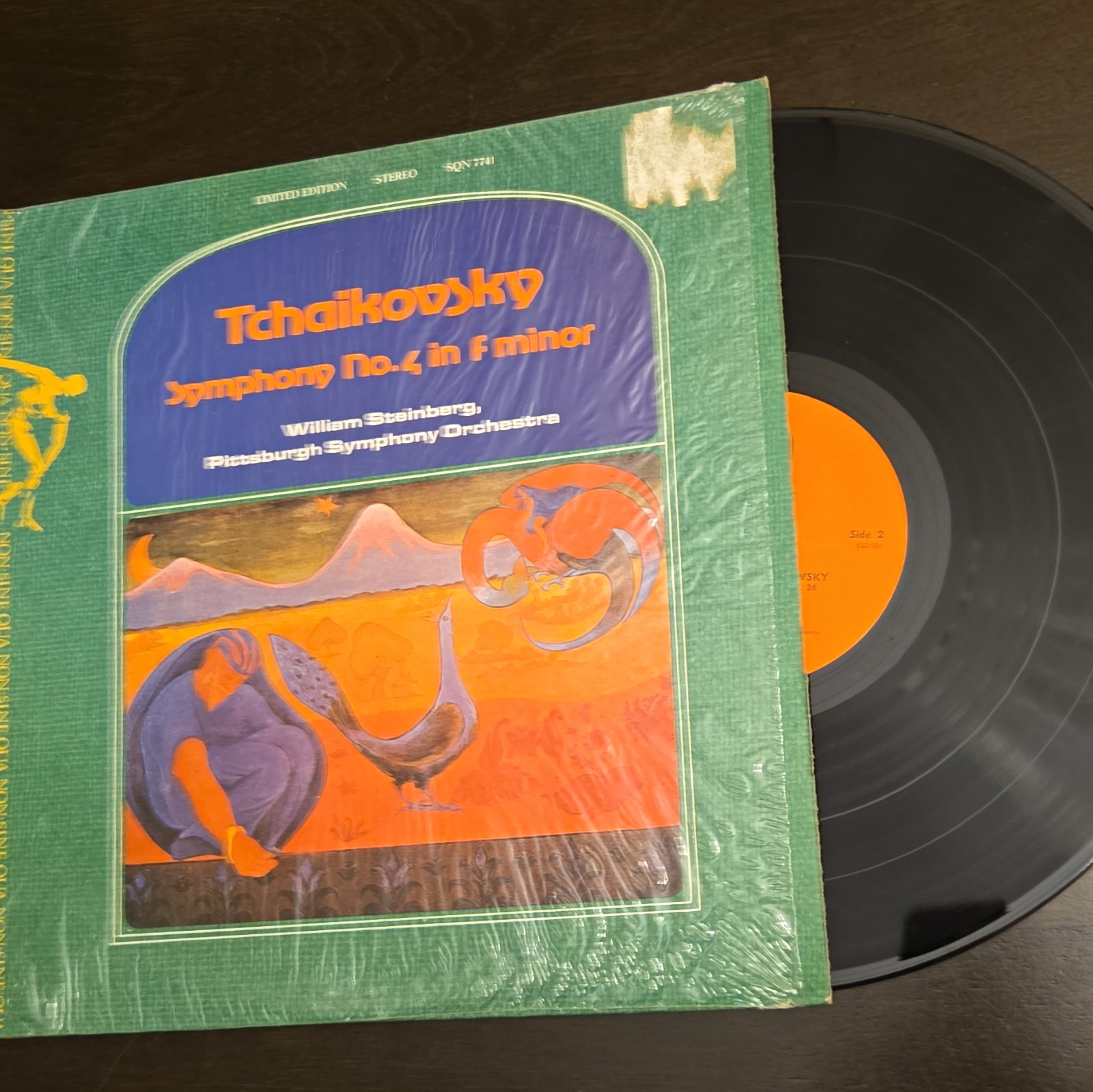 Vox SQN 7741 Tchaikovsky Symphony No.4 Steinberg Pittsburgh 12in Stereo LP