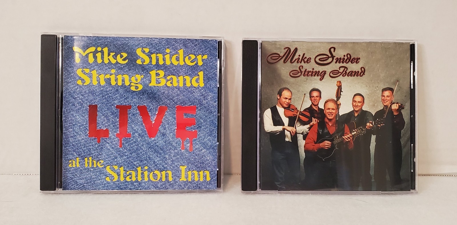 Mike Snider String Band & Live at the Station Inn lot of 2 CDs