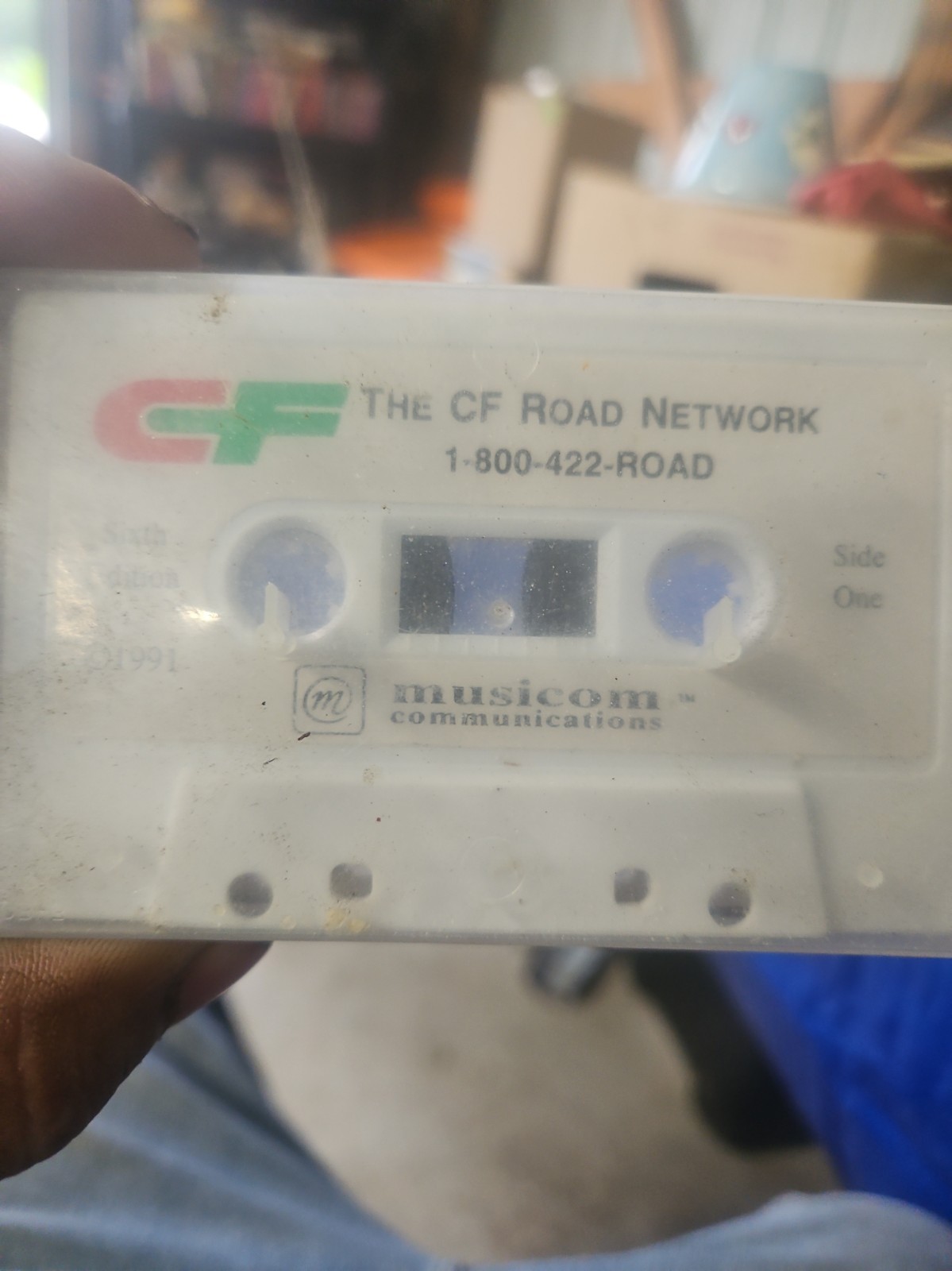 Vintage 1991 Consolidated Freight ways Cf Road Network  Cassette