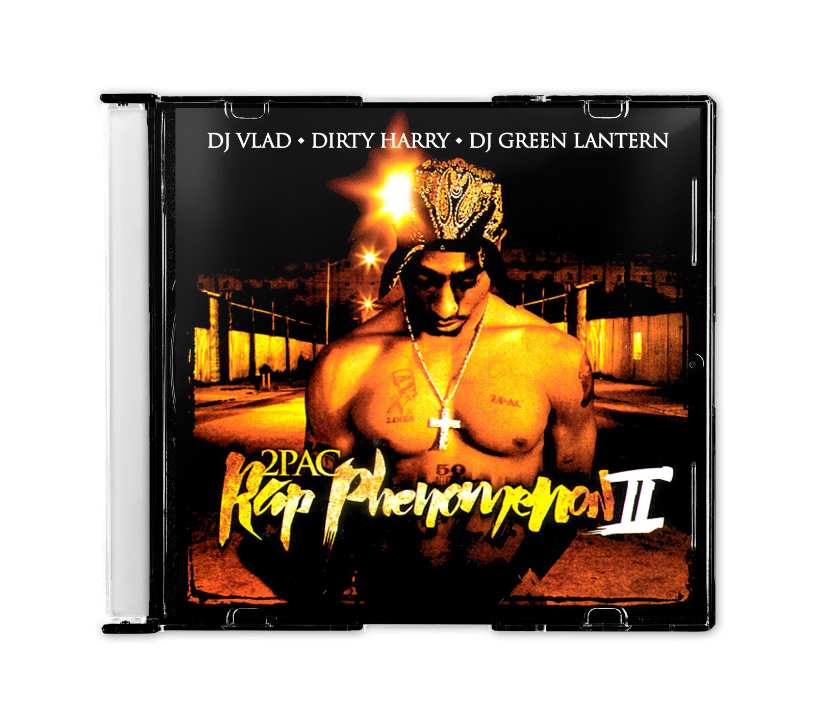 2Pac Rap Phenomenon 2 (2004 CD) DJ Vlad Dirty Harry Green Lantern RARE MIXTAPE