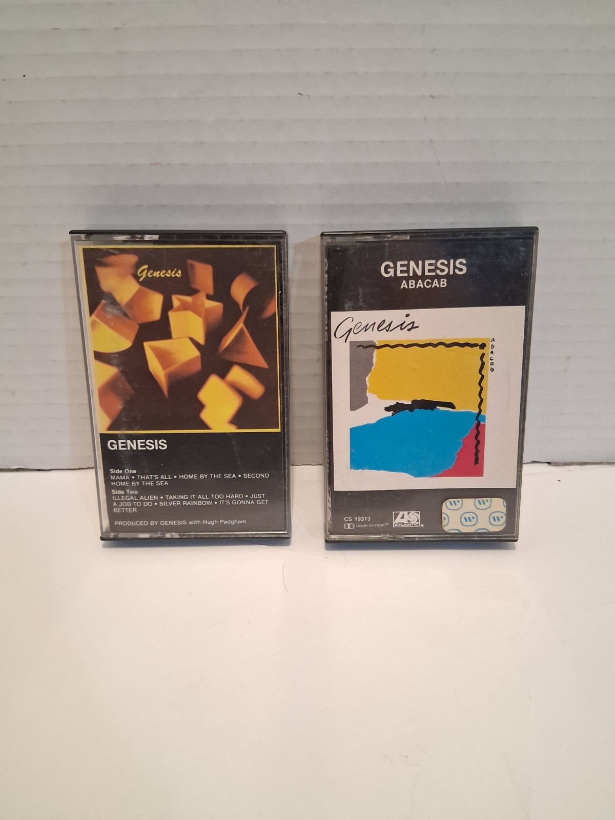 Genesis Lot Of 2 Cassettes. ABACAB & Self Titled Tested  