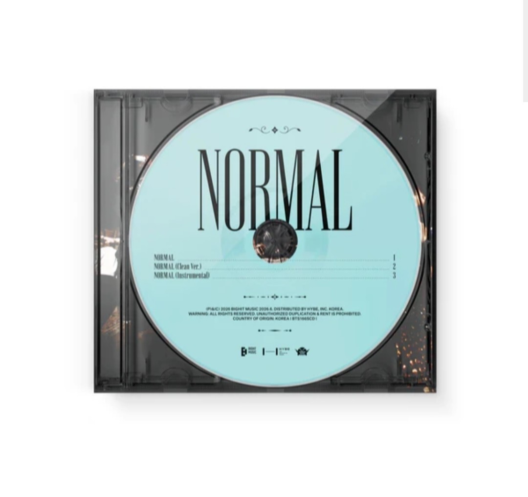 BTS NORMAL - Original & Instrumental Single CD