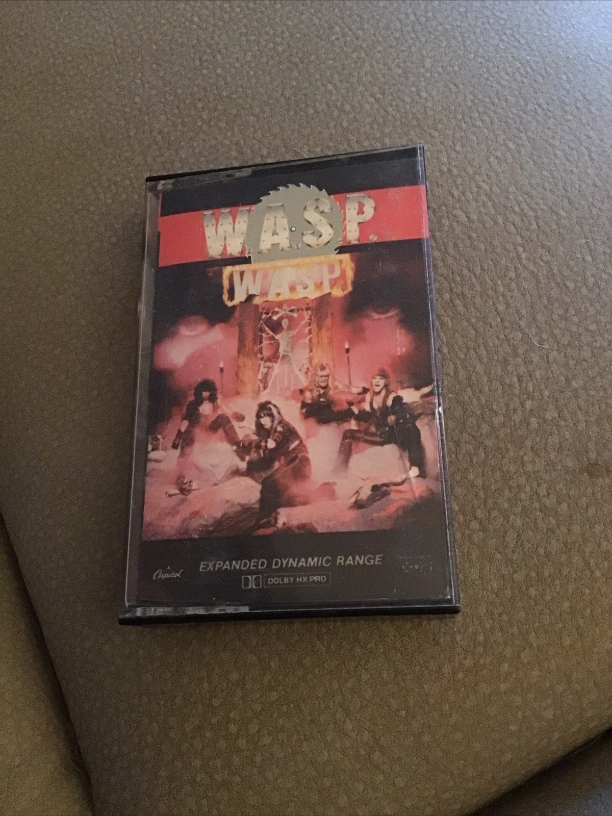 W.A.S.P Self Titled Cassette Tape 1984 Capitol Records