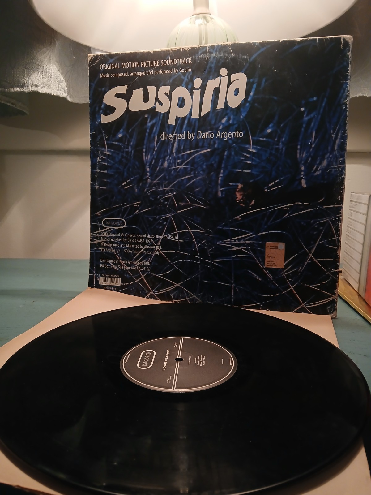 Rare Suspiria LP Horror Soundtrack Dagored Re-release from 00'