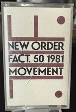 Rare Vintage New Order Movement Fact 50 Factus 50C 1981 Cassette Factory BeMusic picture