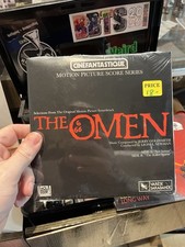 The Omen Ave Satani Killer Storm Jerry Goldsmith Red 7” Vinyl Single Brand New picture