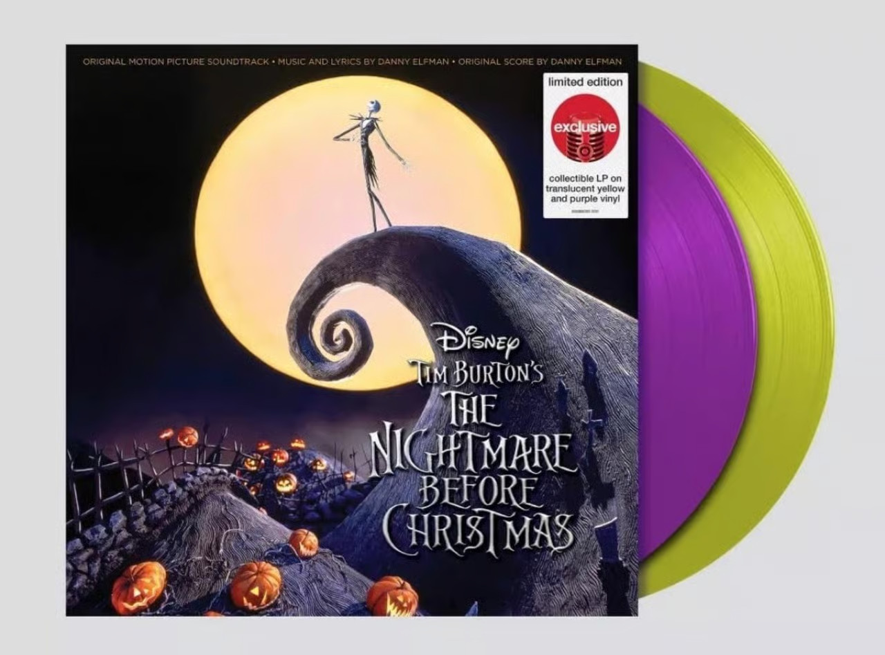 Tim Burton's The Nightmare Before Christmas - Vinyl [2LP] [Yellow & Purple] New