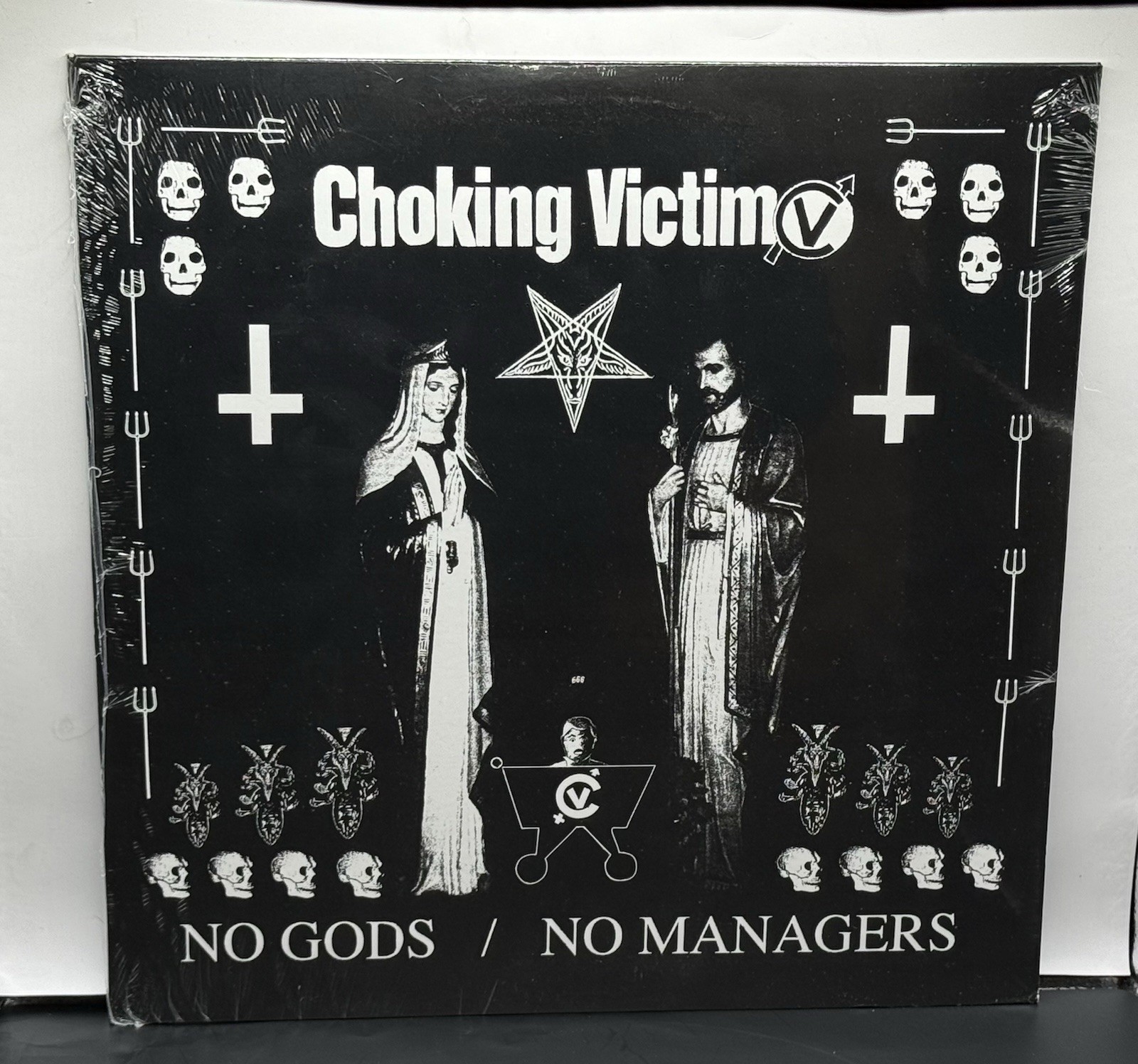 CHOKING VICTIM No Gods No Managers SEALED Vinyl 2004 Hellcat Reissue LP