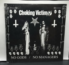 CHOKING VICTIM No Gods No Managers SEALED Vinyl 2004 Hellcat Reissue LP picture