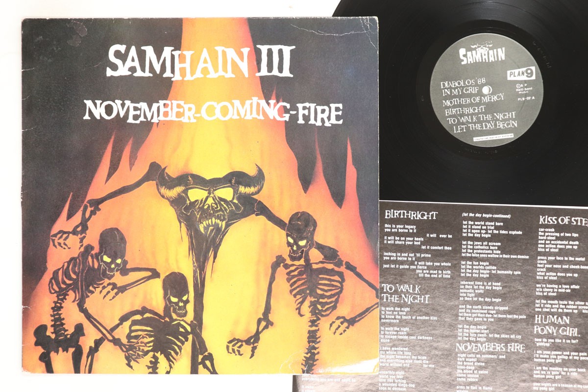 LP SAMHAIN November-coming-fire PL907 	PLAN 9 US