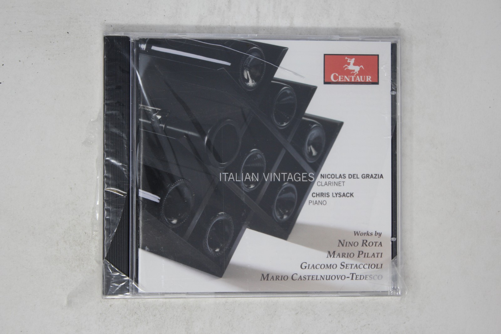 Italian Vintages CD Centaur Clarinet Piano Works by Rota Pilati