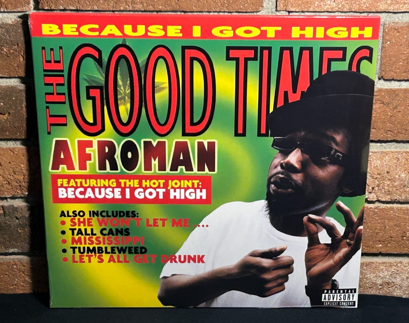 AFROMAN - The Good Times, Official Limited 2LP CANNABIS GREEN VINYL New & Sealed