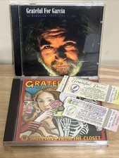 Grateful Dead CD Lot Grateful For Garcia 1942-1993 With Ticket Stubs RARE OOP picture