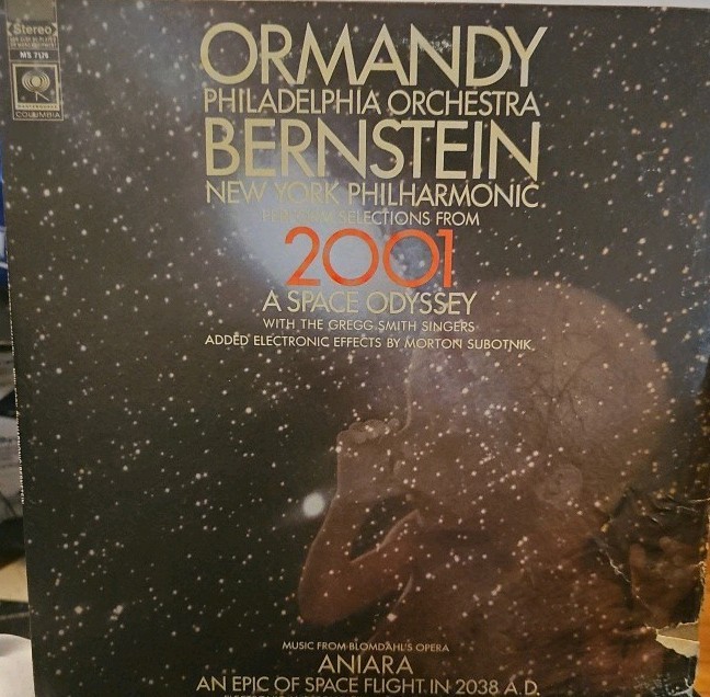 2001 A Space Odyssey Ormandy Bernstein Lp Columbia MS 7176