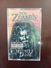 Vintage Rob Zombie Hellbilly Deluxe Cassette 1998 Geffen Rock Tested picture