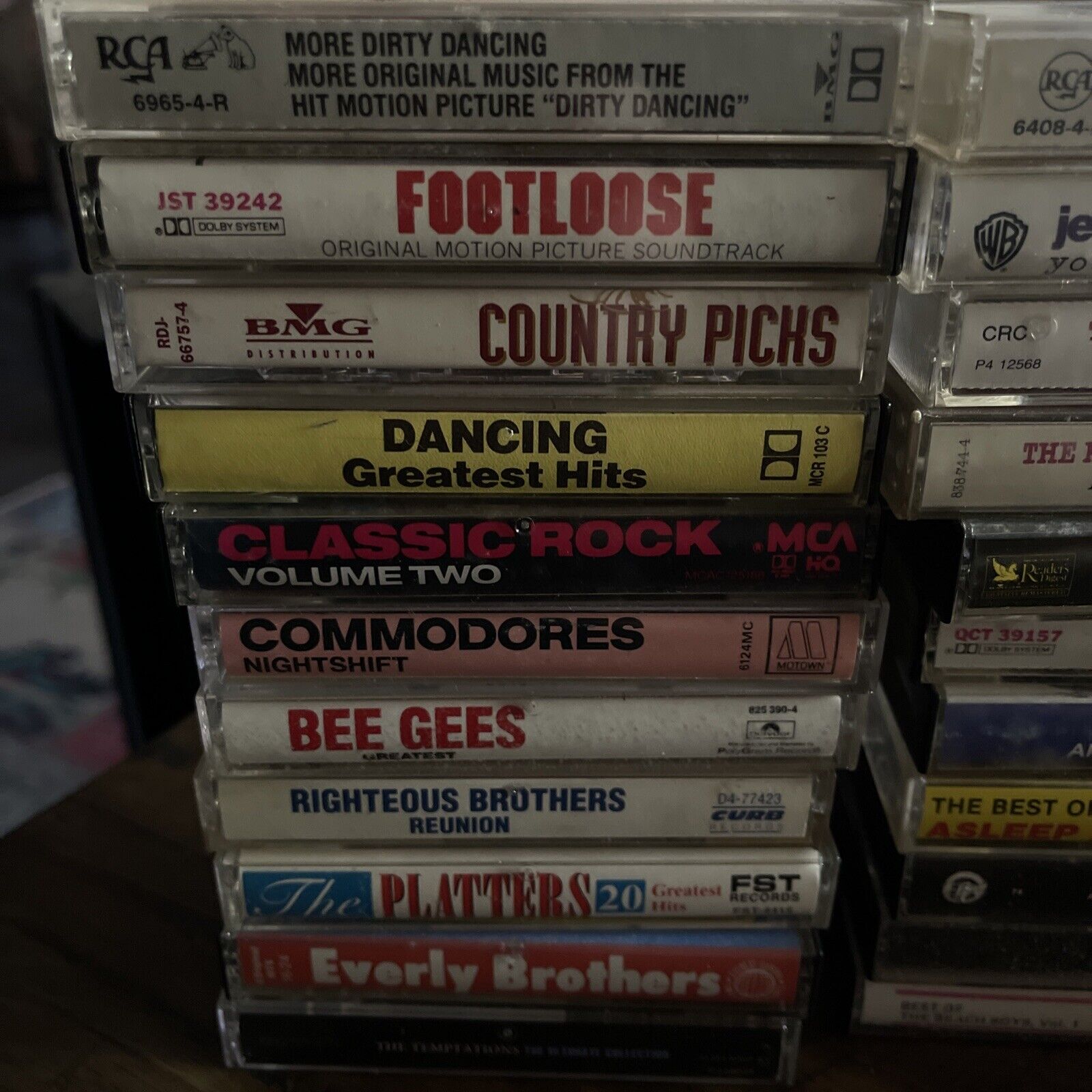Lot of 22 Vintage Cassettes Country Greatest Hits Asstorted Artists