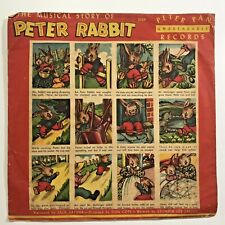 Vintage 1949 Peter Pan Record THE MUSICAL STORY OF PETER RABBIT-10