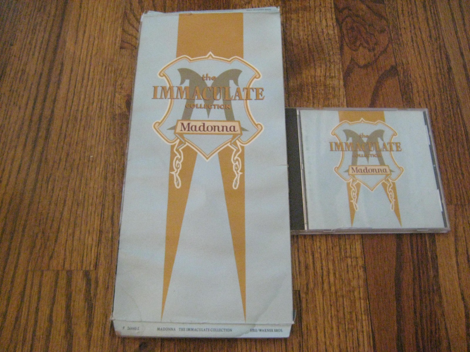 Madonna Immaculate Collection Longbox and Cd Vogue Material Girl Holiday *Read