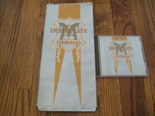 Madonna Immaculate Collection Longbox and Cd Vogue Material Girl Holiday *Read picture
