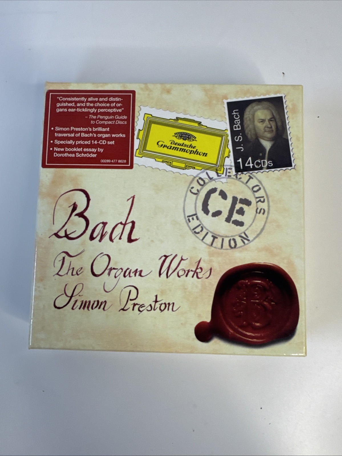 BACH The Organ Works Simon Preston Collectors Edition 14 CDs Germany 1988-2000