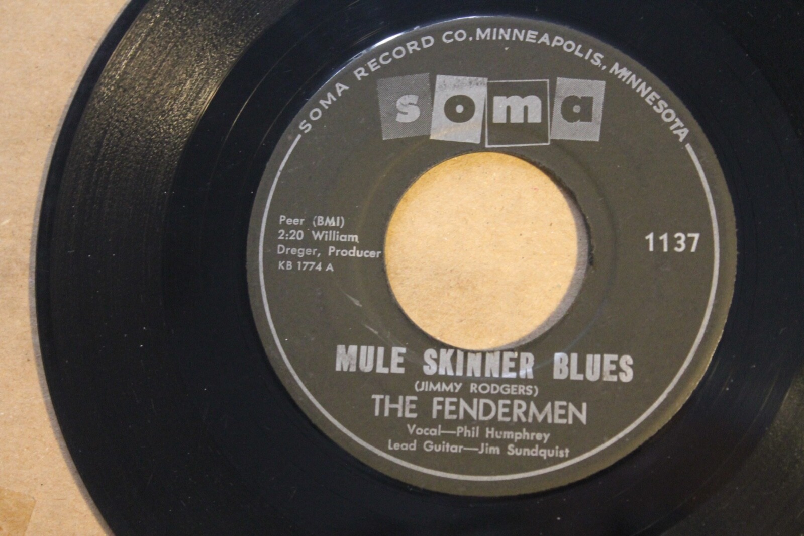FENDERMAN, THE---MULE SKINNER BLUES. (1960. TOP SONG)