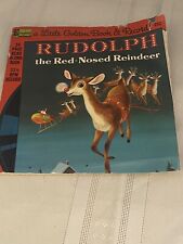 Rudolph the Red-Nosed Reindeer-Little Golden Book & Record-Disneyland-1965 picture