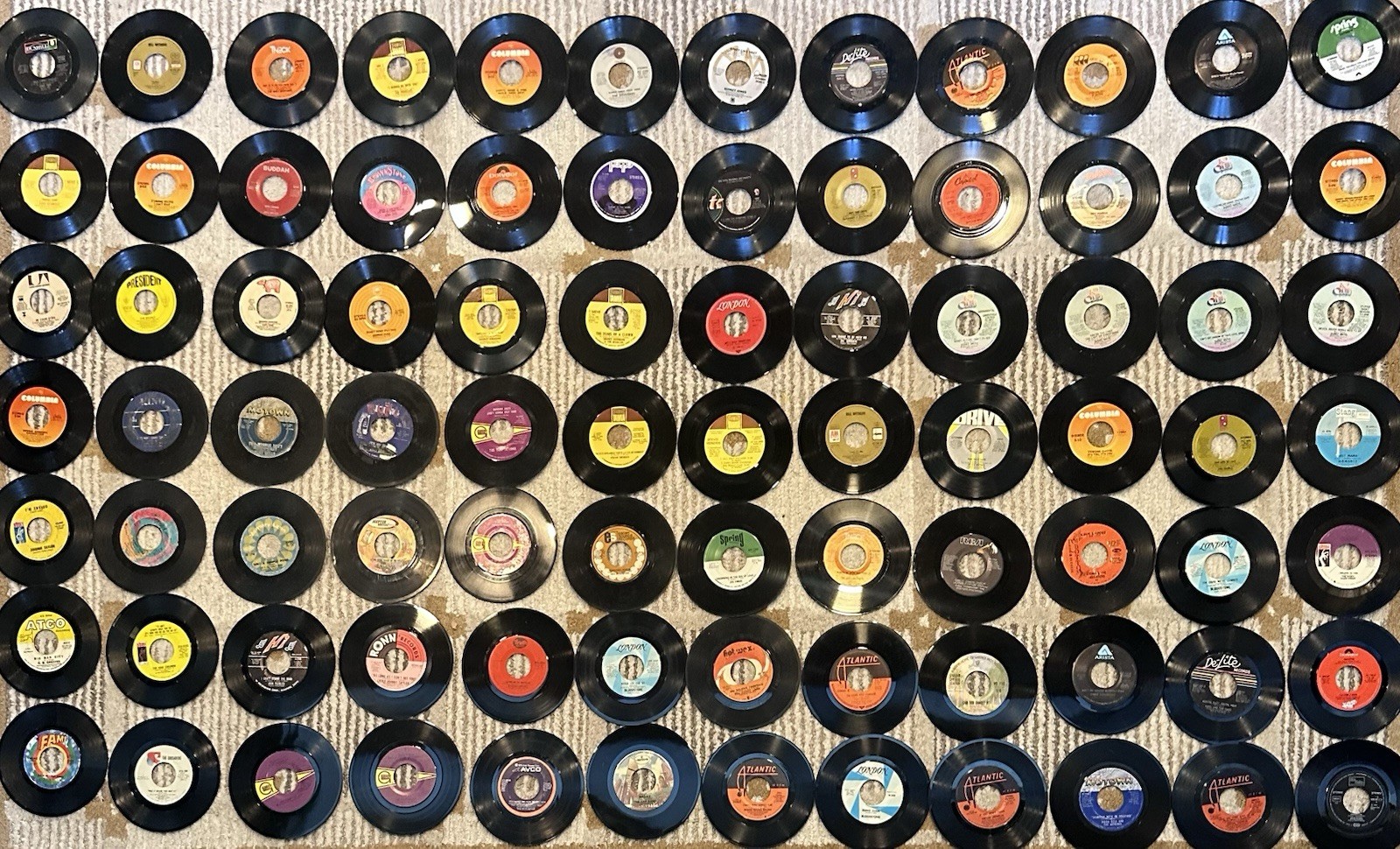 84 Vintage 45 RPM Records Lot 60s 70s Motown Soul R&B Funk Vinyl Singles