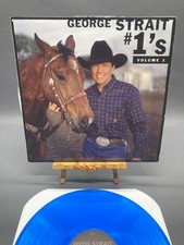 George Strait #1's Volume 1 Vintage Blue Vinyl LP 2022 MCA Record B0034586-01 picture