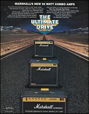 1982 Marshall JCM Series combo guitar stack amps advertisement 8x11 amplifier ad picture