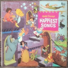 Walt Disney's Happiest Songs - 1967 Disneyland Records LP DL-3509 VG+/VG+ picture