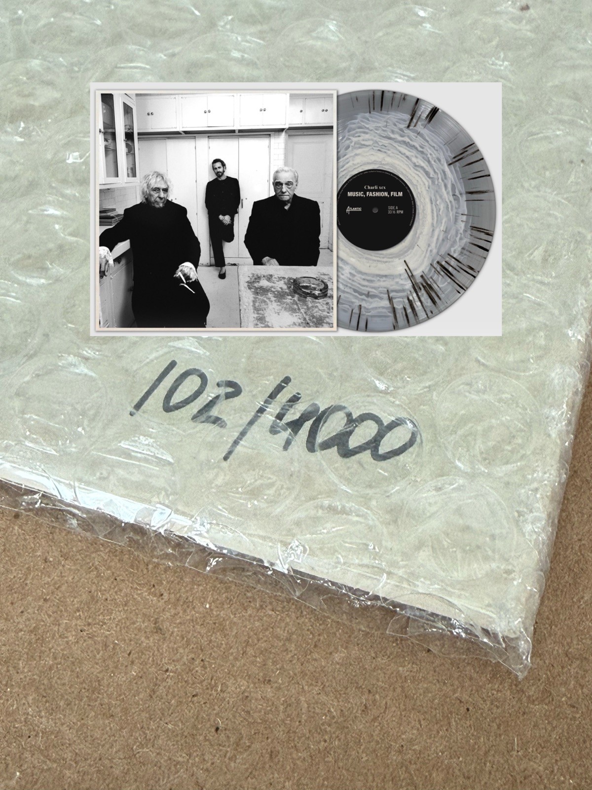 Charli XCX Music Fashion Film 🌟#102 of 4000 🌟 Grey Splatter Vertigo Vinyl exc