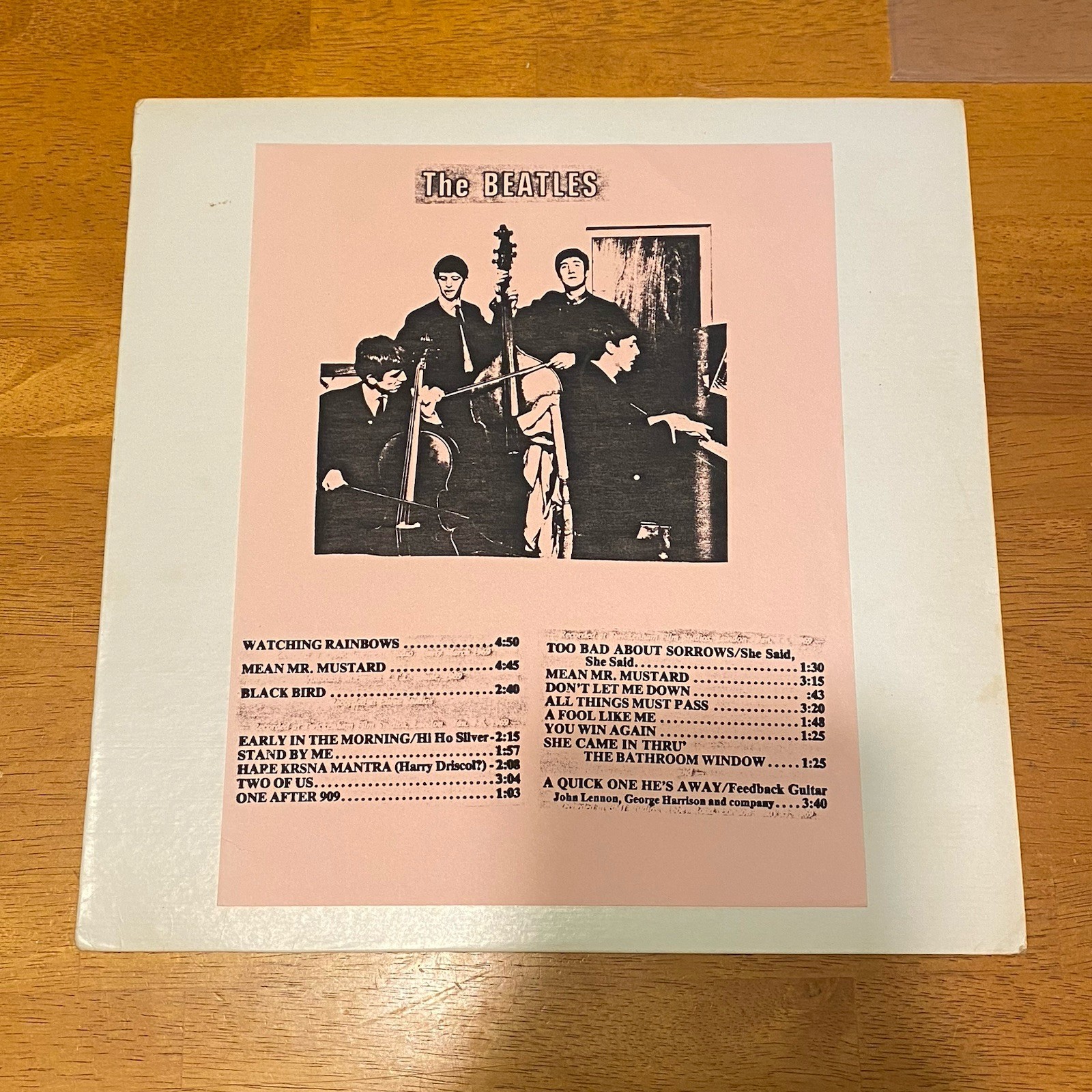 Rare Beatles Watching Rainbows Bootleg German Release VG+