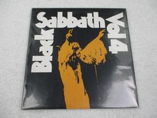 Vintage Black Sabbath Vinyl Record Vol. 4 Heavy Metal Warner Black 12