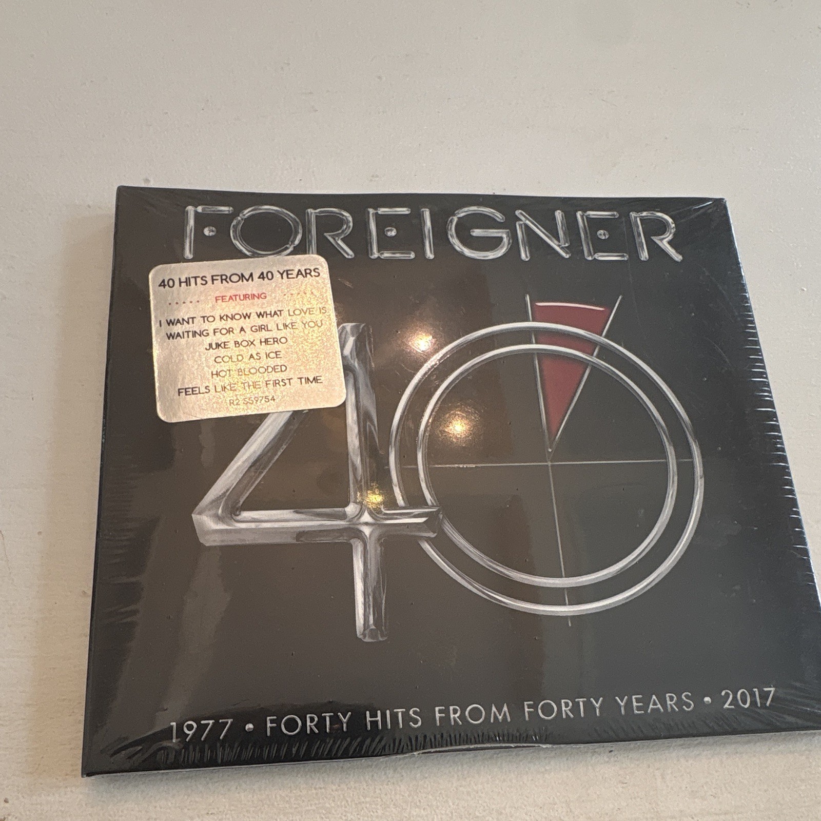 Foreigner 40: Forty Hits From Forty Years Compilation CD Atlantic 2017 Rock