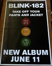 Blink-182 Take Off Your Pants And Jacket 2001 Billboard Poster Rock Show Rare NM picture