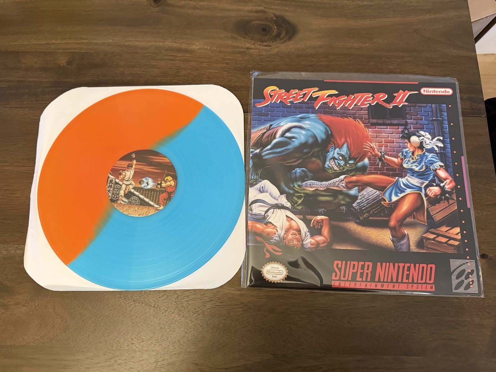 STREET FIGHTER II 2 SNES SOUNDTRACK LP VINYL NOT MOONSHAKE VGM OST BLUE ORANGE