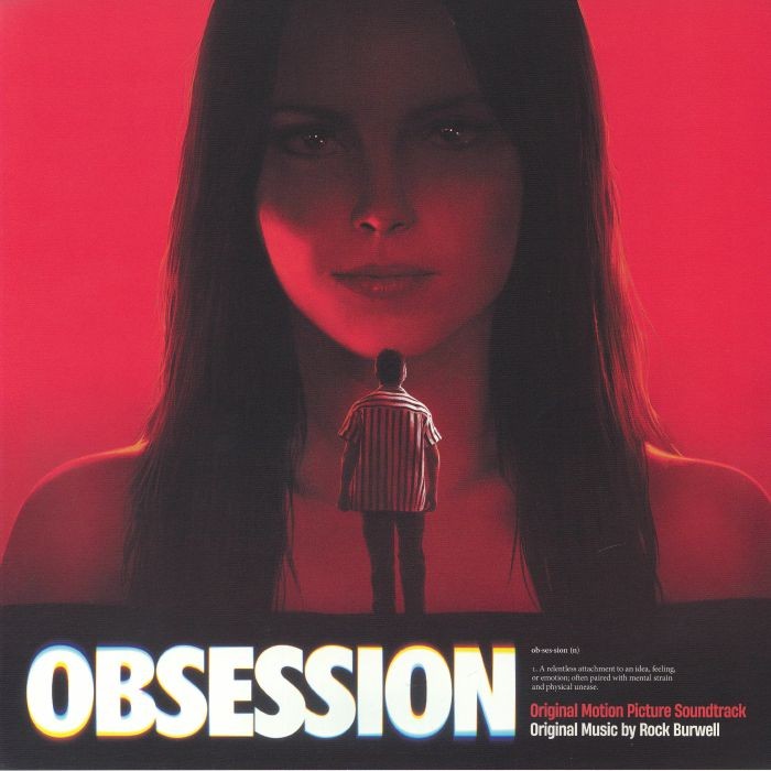ROCK BURWELL - Obsession (Soundtrack) - 'PEARLESCENT' RED VINYL LP