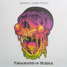 Apathy & Celph Titled - Paragraphs Of Murder GREEN MARBLE COLORED Vinyl LP x/100 picture