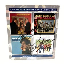 Hermans Hermits/Theres a Kind of hush/Mrs Brown Yo SIGNED (CD, 2014) *READ* picture
