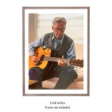 Eric Clapton Hand Signed Cream Guitarist Photo 12x8 COA & PSA Approved Card picture