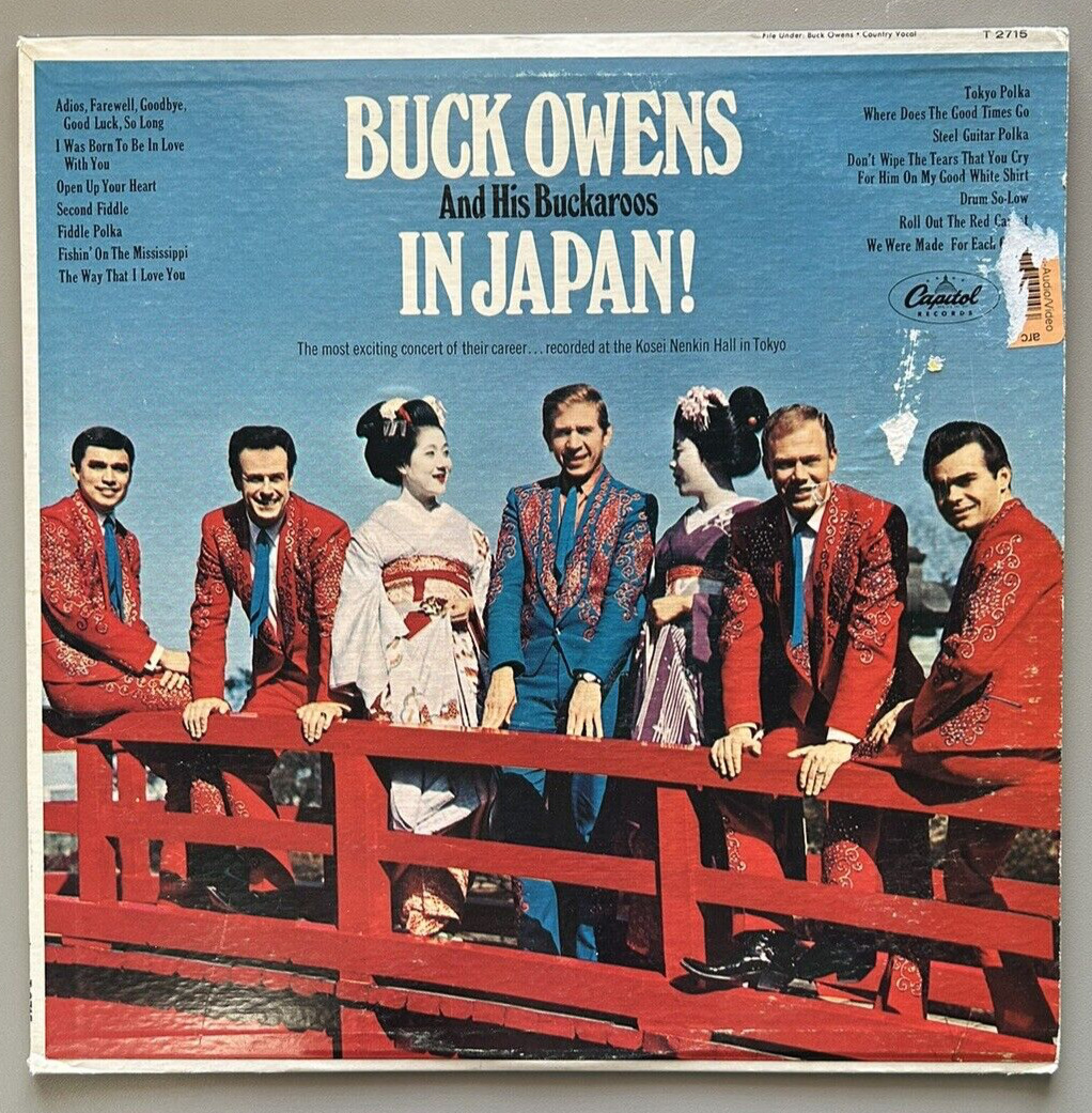Buck Owens And His Buckaroos In Japan Vintage 1967 Vinyl LP (VG) T2715