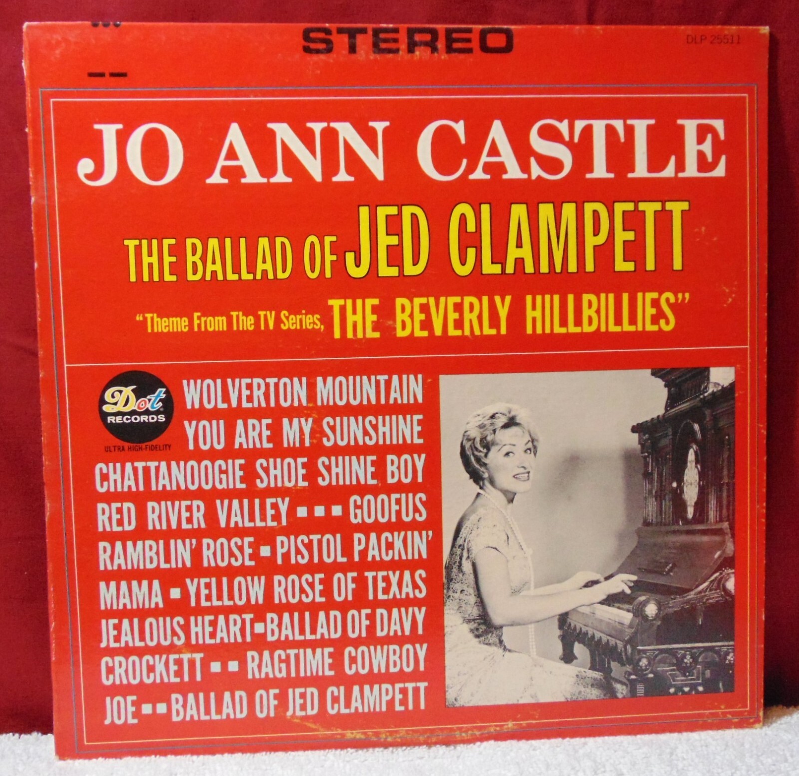 Jo Ann Castle – The Ballad Of Jed Clampett - 1963 Dot Records DLP 25511