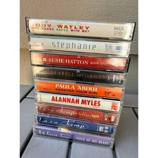 Vintage 90s Female Pop R&B Cassette Tape Lot Paula Abdul Jody Watley Tara Kemp picture