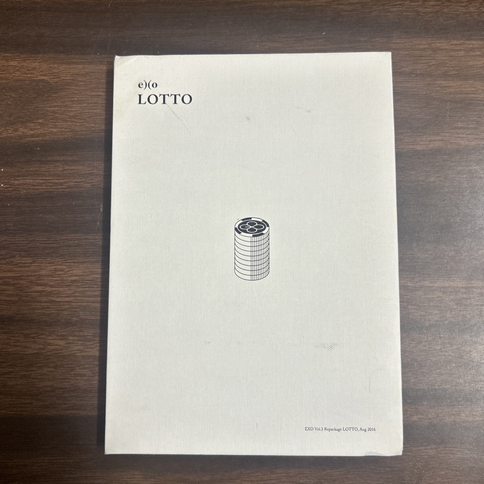 Lotto Korean Version by EXO CD, 2016 Box Set With CD Booklet And Stickers. VG